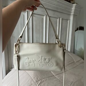 Coach embossed Charley crossbody bag